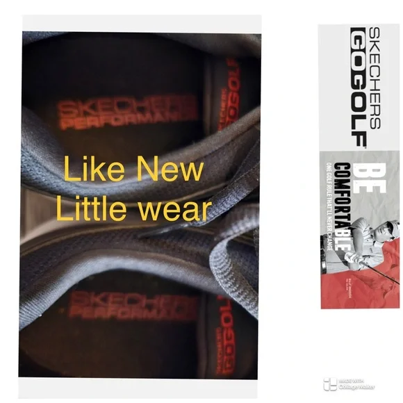 SIZE 12 - ⛳️ GOLF Skechers ‘GoGolf’ SOLD OUT , EUC - like new 💧 - Picture 5 of 12